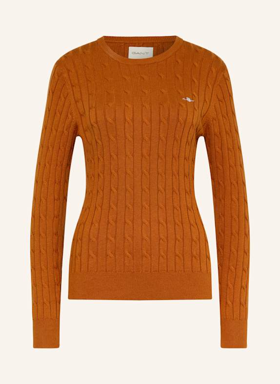 GANT Pullover DUNKELORANGE