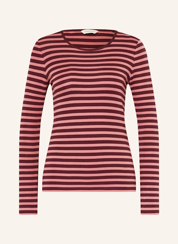 GANT Longsleeve DUNKELROT/ HELLROT