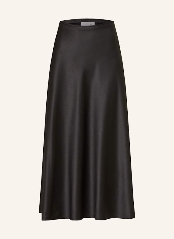 Juvia Satin skirt FLEUR BLACK