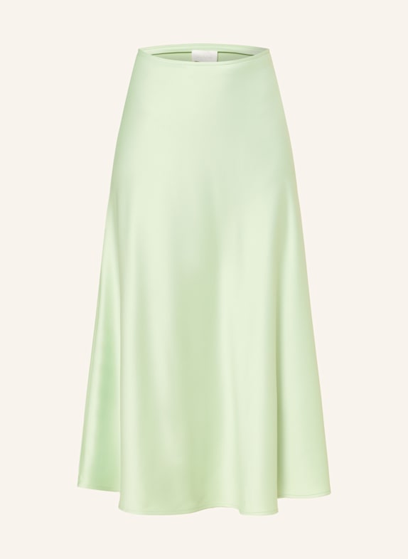 Juvia Satin skirt FLEUR LIGHT GREEN
