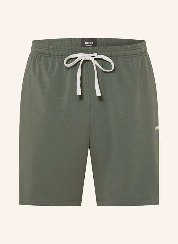 BOSS Lounge-Shorts MIX&MATCH DUNKELGRÜN