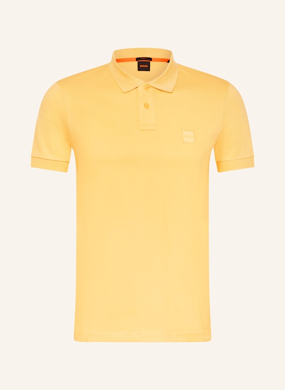 BOSS Piqué-Poloshirt PASSENGER Slim Fit GELB