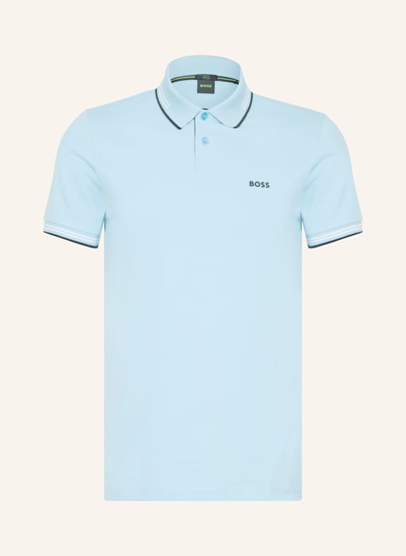 BOSS Piqué-Poloshirt PAUL Slim Fit HELLBLAU