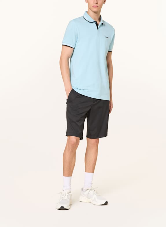 BOSS Piqué-Poloshirt PAUL Slim Fit HELLBLAU