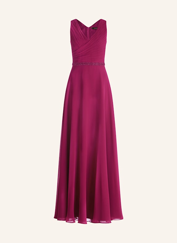 Vera Mont Abendkleid mit Schmuckperlen FUCHSIA