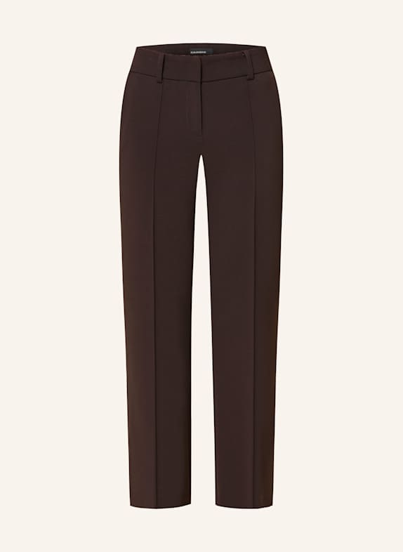 CAMBIO Bootcut-Hose FARAH DUNKELBRAUN