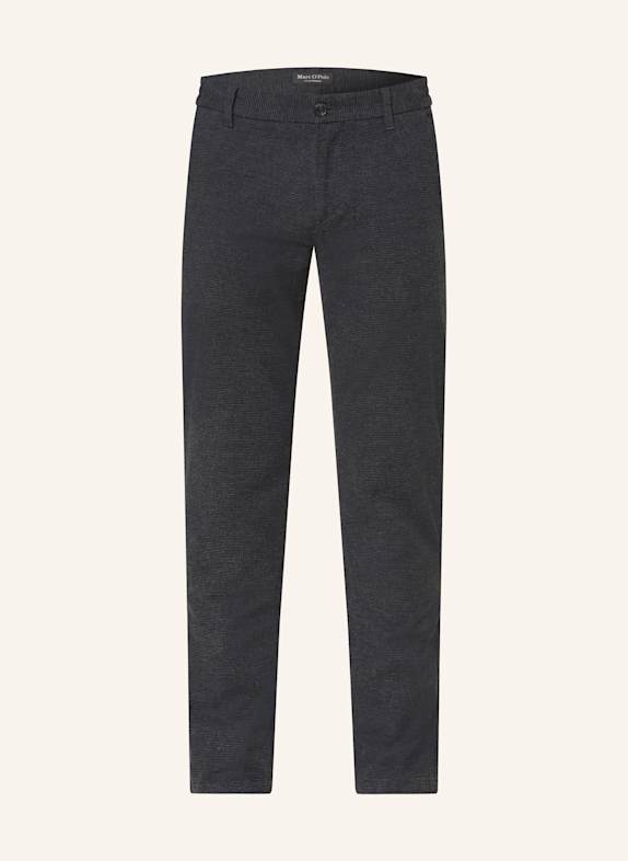 Marc O'Polo Chinosy shaped fit z efektem modelującym GRANATOWY