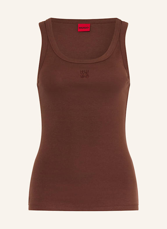 HUGO Top DATAMIA BROWN