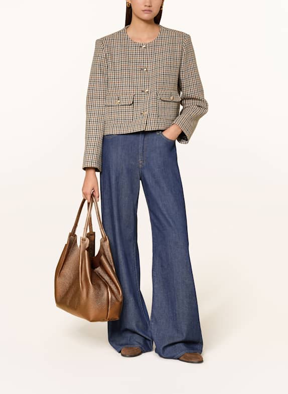 GIANNI CHIARINI Beuteltasche DUA XL mit Pouch COGNAC