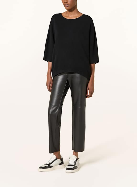 Juvia Trui BLANCA met 3/4-mouwen ZWART