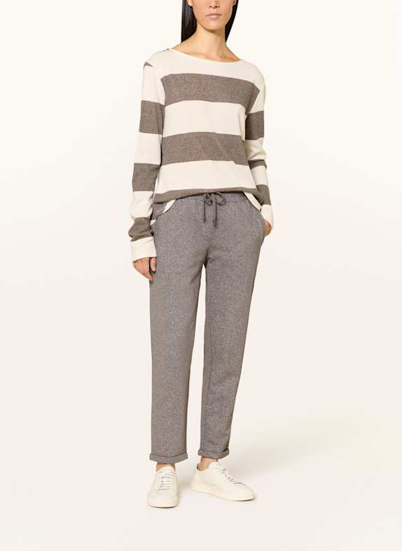 Juvia Trui MARA TAUPE / WIT