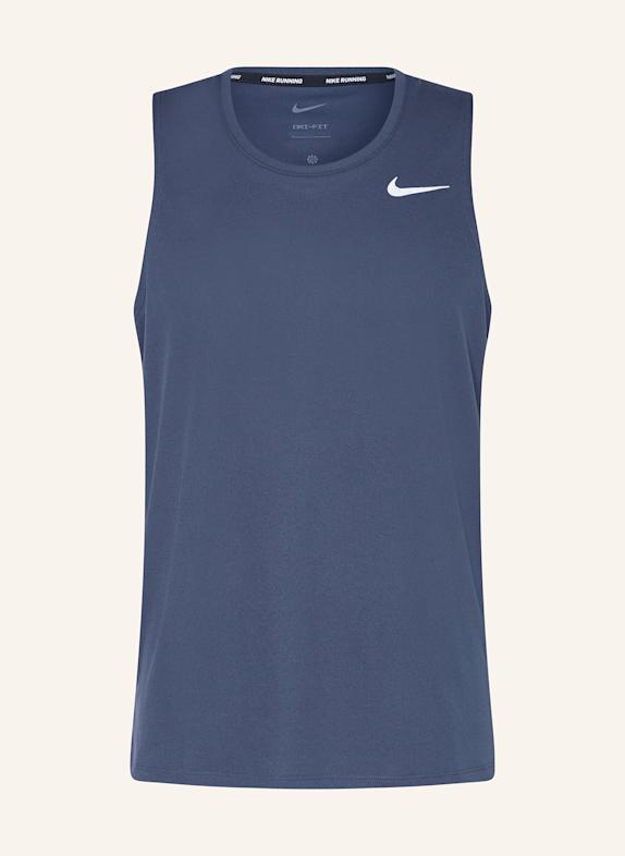 Nike Lauftop MILER DUNKELBLAU