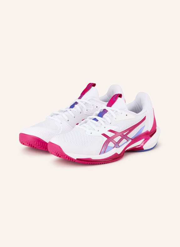 ASICS Tennisschuhe SOLUTION SPEED FF 3 CLAY WEISS/ FUCHSIA