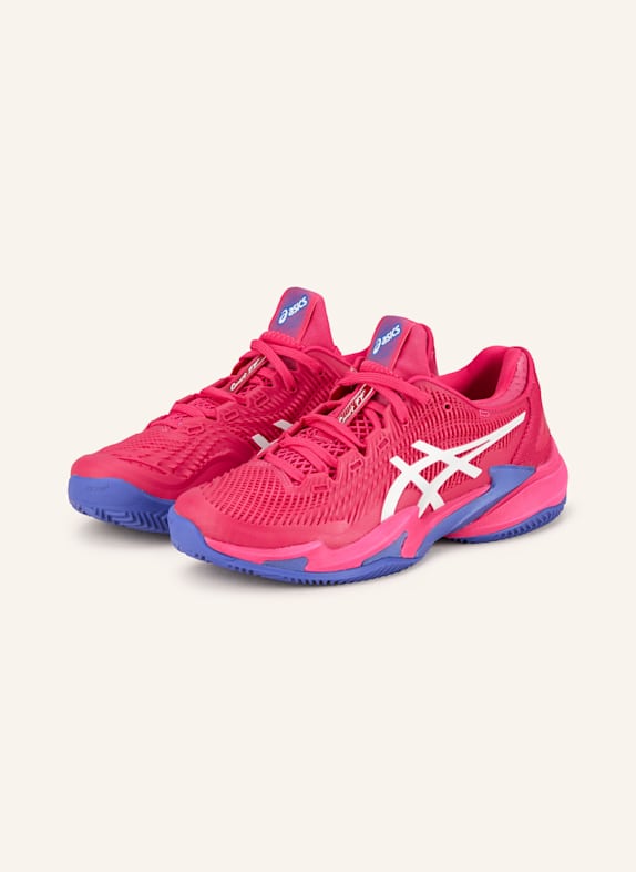 ASICS Tennisschuhe COURT FF 3 CLAY FUCHSIA/ WEISS