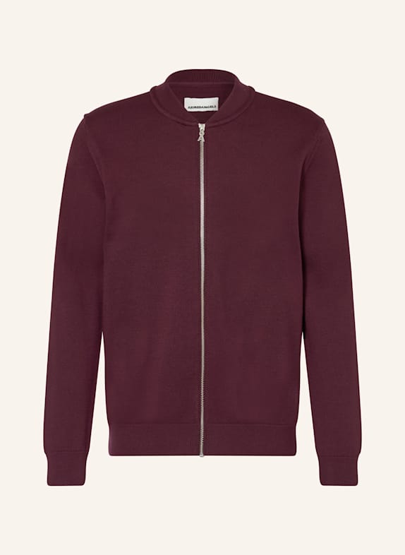 ARMEDANGELS Strickjacke AGAAMO DUNKELROT