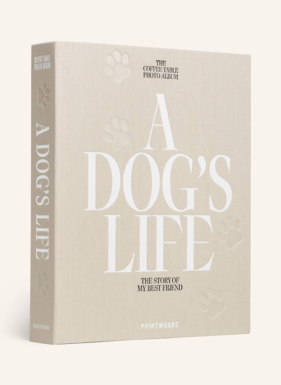 PRINTWORKS Album photo A DOGS LIFE CRÈME