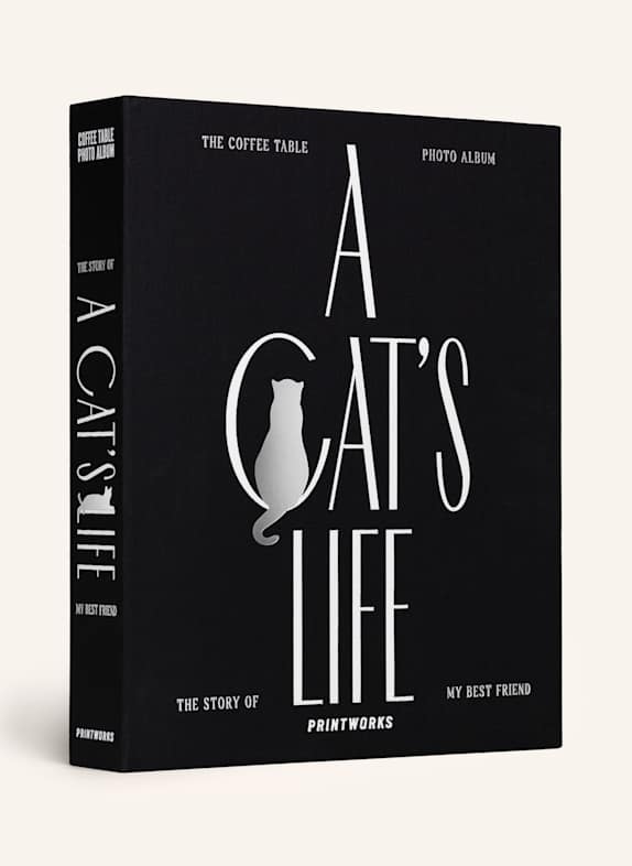 PRINTWORKS Album photo A CATS LIFE NOIR