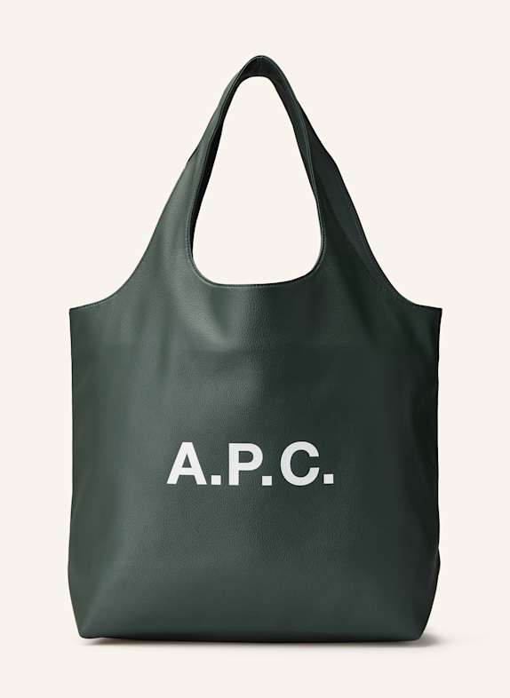 A.P.C. Shopper NINON DARK GREEN
