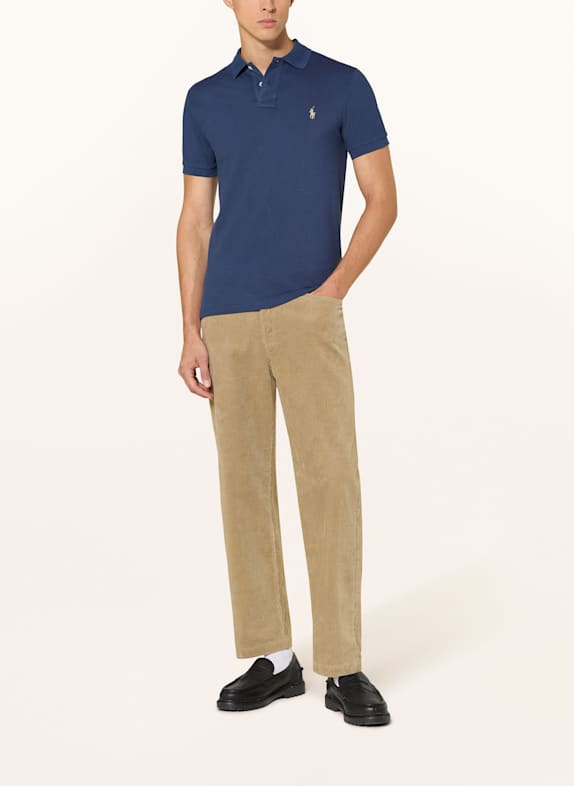 POLO RALPH LAUREN Piqué-Poloshirt Slim Fit DUNKELBLAU