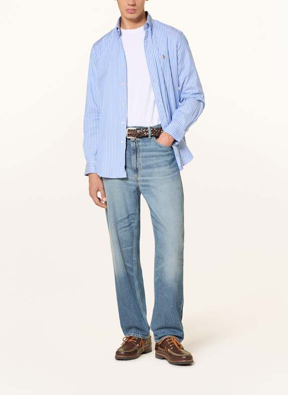 POLO RALPH LAUREN Hemd Custom Fit BLAU / WEISS