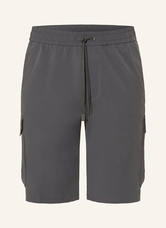 BOSS Cargoshorts URBANEX Tapered Fit DUNKELGRAU