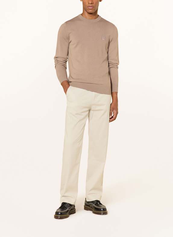 BOSS Pullover KANOVANO HELLBRAUN