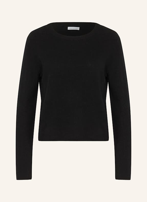 MRS & HUGS Cashmere-Pullover SCHWARZ