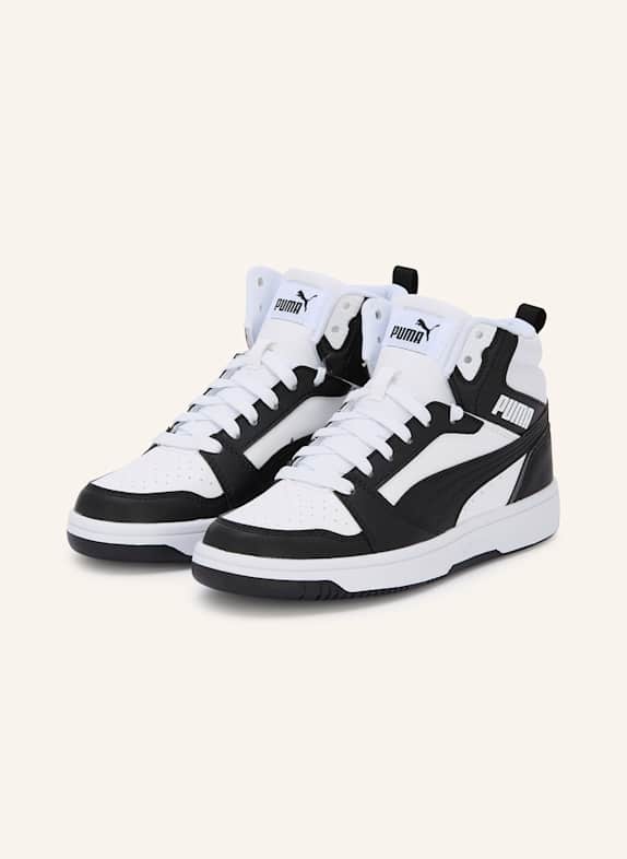 PUMA Hightop-Sneaker REBOUND V6 SCHWARZ/ WEISS