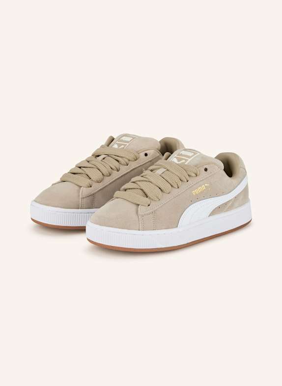 PUMA Sneakersy SUEDE XL JR BEŻOWY/ BIAŁY