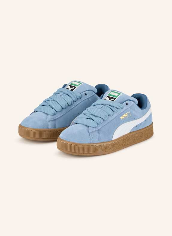 PUMA Sneakersy SUEDE XL JR JASNONIEBIESKI/ BRĄZOWY