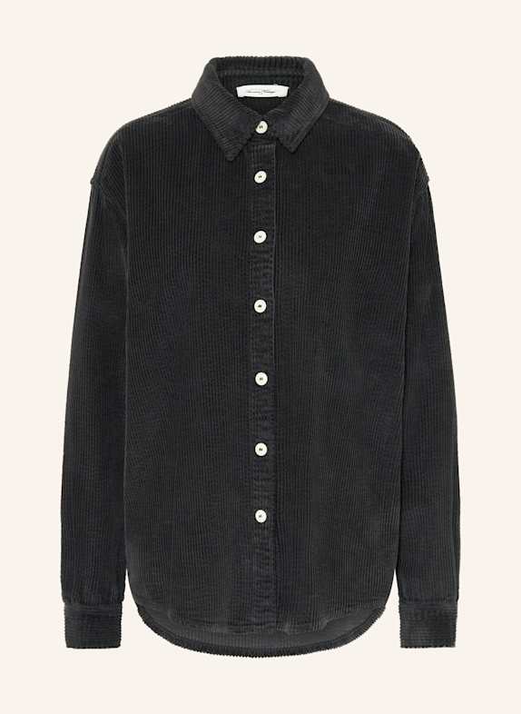 American Vintage Cord-Overshirt PADOW DUNKELGRAU