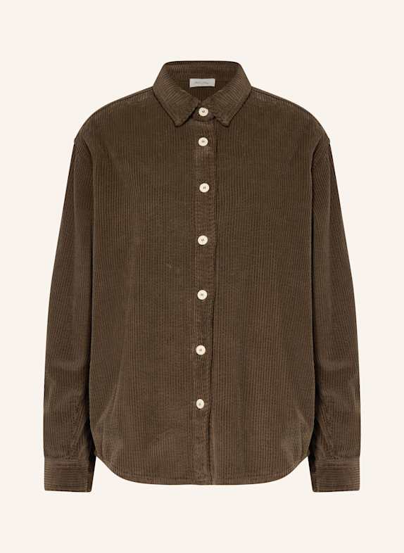American Vintage Cord-Overshirt PADOW KHAKI