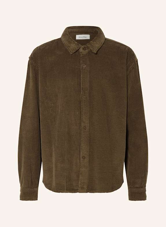 American Vintage Cord-Overshirt DUNKELBRAUN
