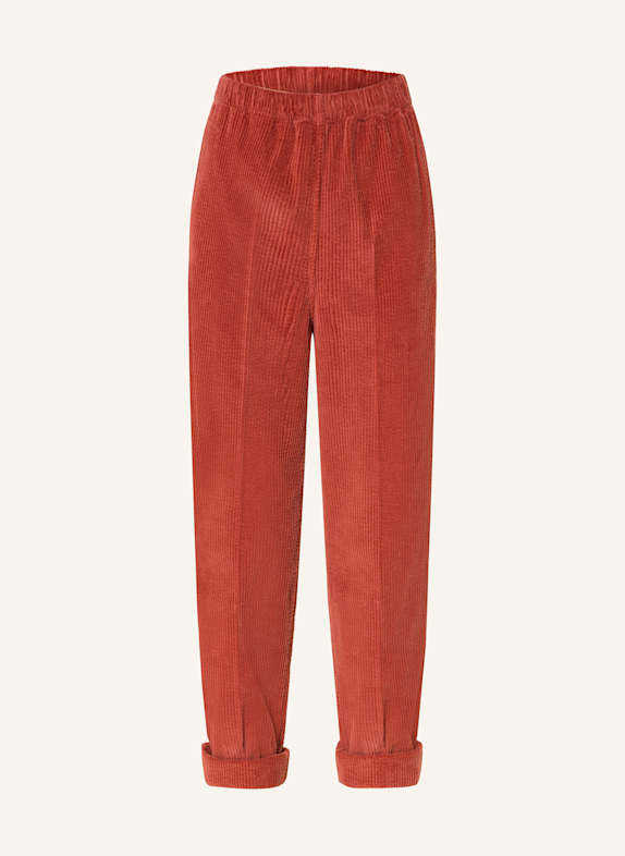 American Vintage Corduroy trousers PADOW LIGHT RED