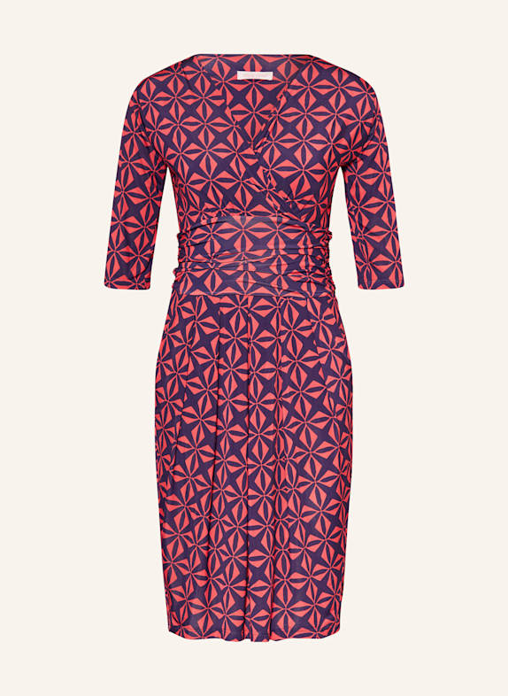 marivie Jerseykleid I NEED MORE MONEY! DUNKELBLAU/ ROT