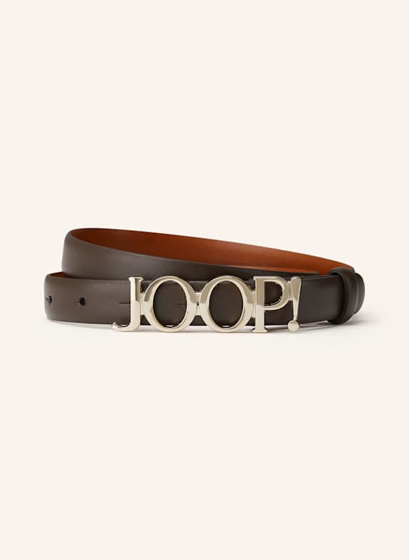 JOOP! Ledergürtel DUNKELBRAUN