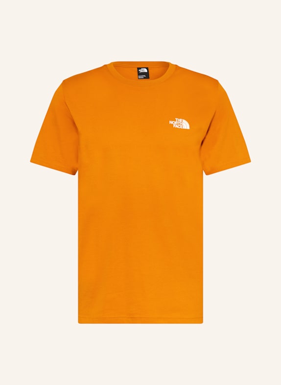THE NORTH FACE T-Shirt ORANGE