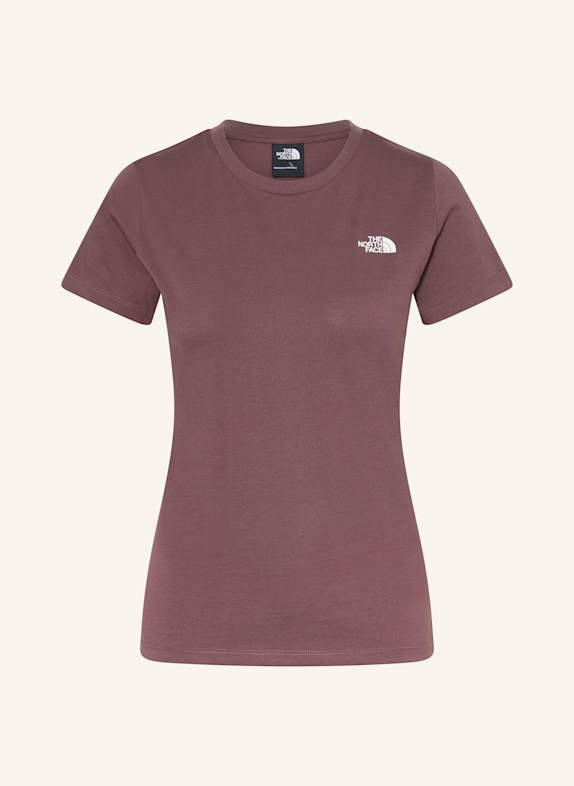 THE NORTH FACE T-Shirt SIMPLE DOME BRAUN