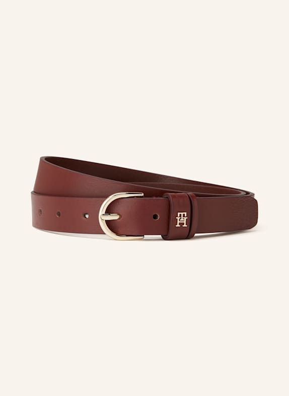 tommy Heritage HILFIGER Leather belt BROWN
