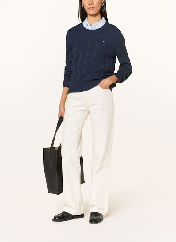 TOMMY HILFIGER trui DONKERBLAUW