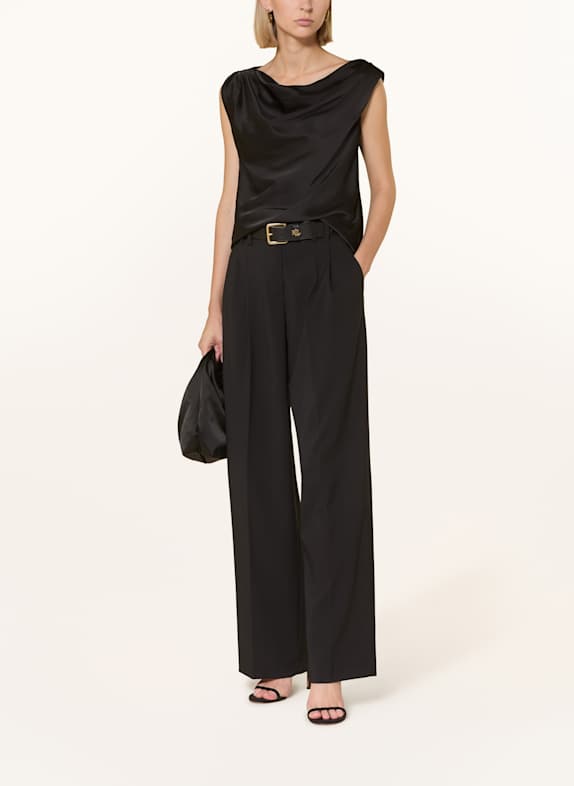 LAUREN RALPH LAUREN Satintop SCHWARZ