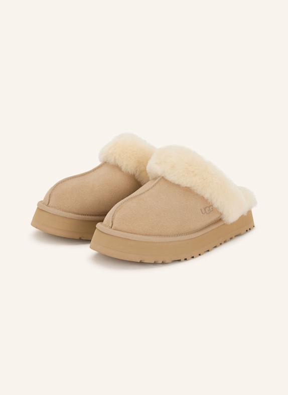 UGG Pantoletten DISQUETTE HELLBRAUN