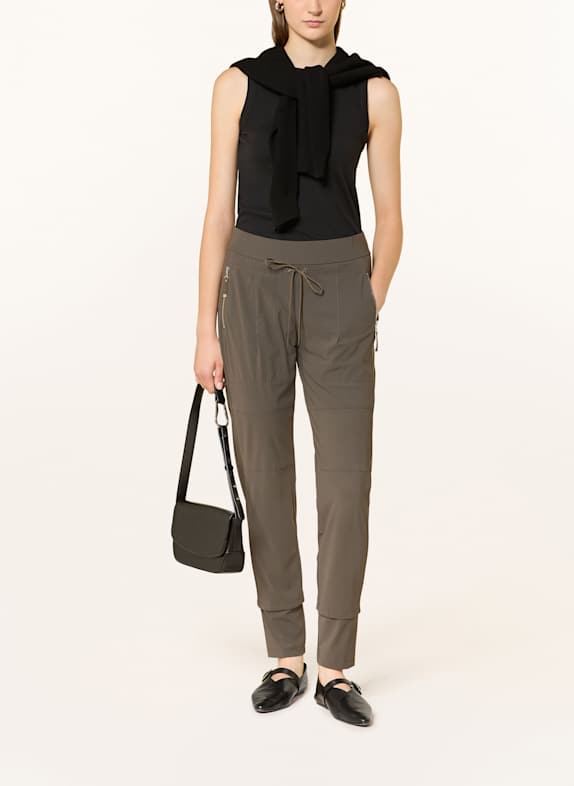 RAFFAELLO ROSSI Broek CANDY in joggingstijl KAKI