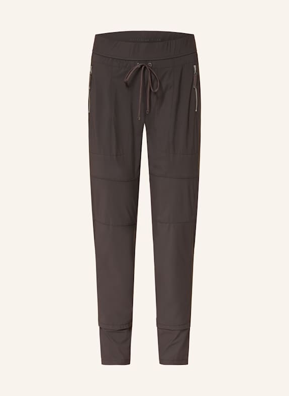 RAFFAELLO ROSSI Hose CANDY LONG im Jogging-Stil DUNKELBRAUN