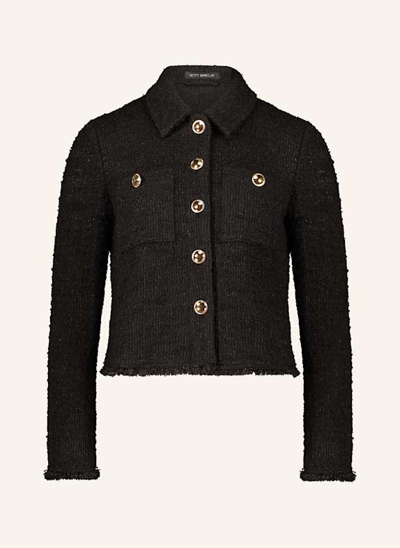 Betty Barclay Kastenjacke mit Glitzergarn SCHWARZ