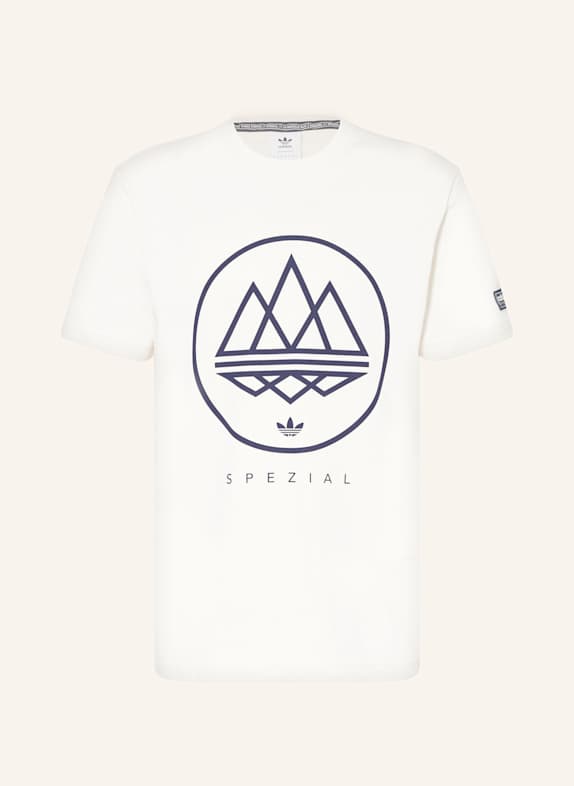 adidas T-Shirt MOD SPZL ECRU/ DUNKELBLAU