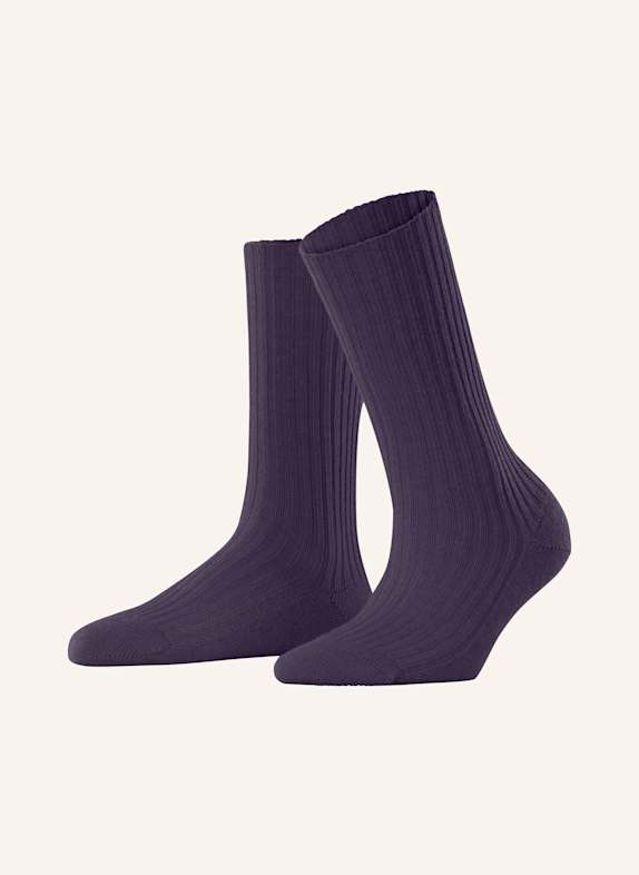 FALKE Socks SHINY with glitter thread 8761 wineberry