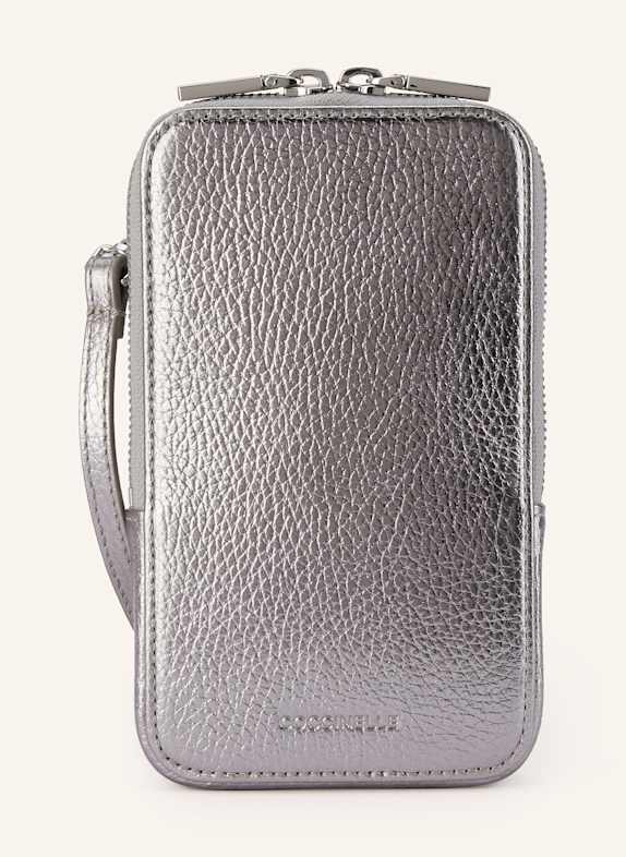 COCCINELLE Smartphone-Tasche FLOR SILBER