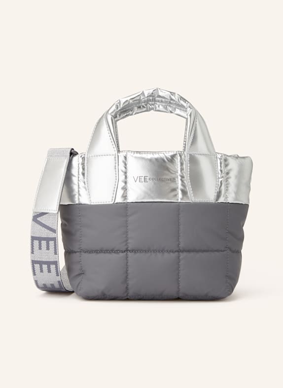 Vee Collective Handtasche PORTER MINI TOTE mit Pouch WEISSGOLD