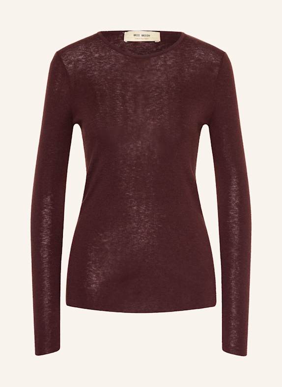 MOS MOSH Cashmere-Pullover MMBOUCH DUNKELROT